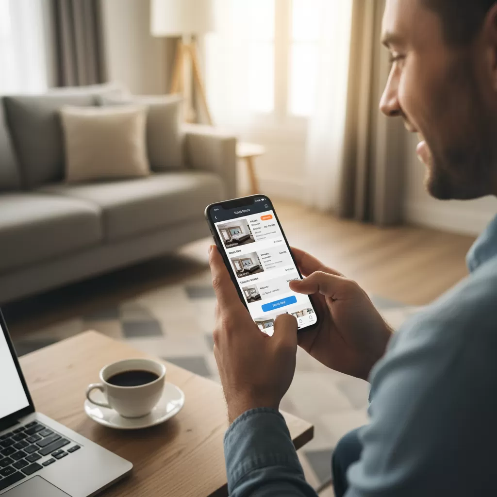 Tiện ích đặt phòng nhanh chóng qua các ứng dụng di động