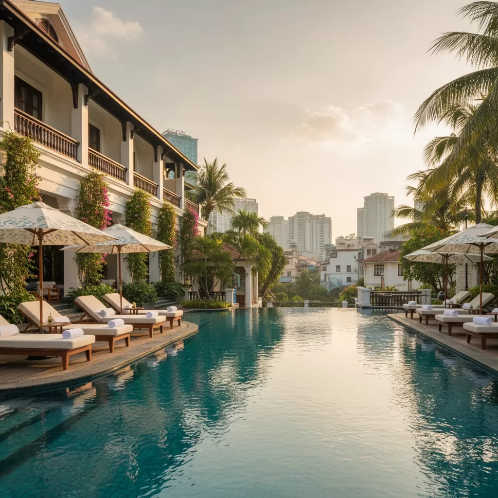 Thư giãn bên hồ bơi là lựa chọn tuyệt vời để tái tạo năng lượng sau ngày dài