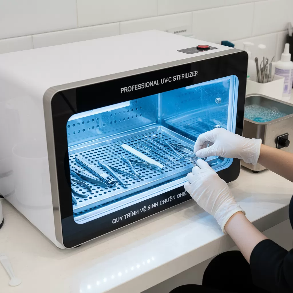 Quy trình tiệt trùng dụng cụ nghiêm ngặt đảm bảo an toàn tuyệt đối