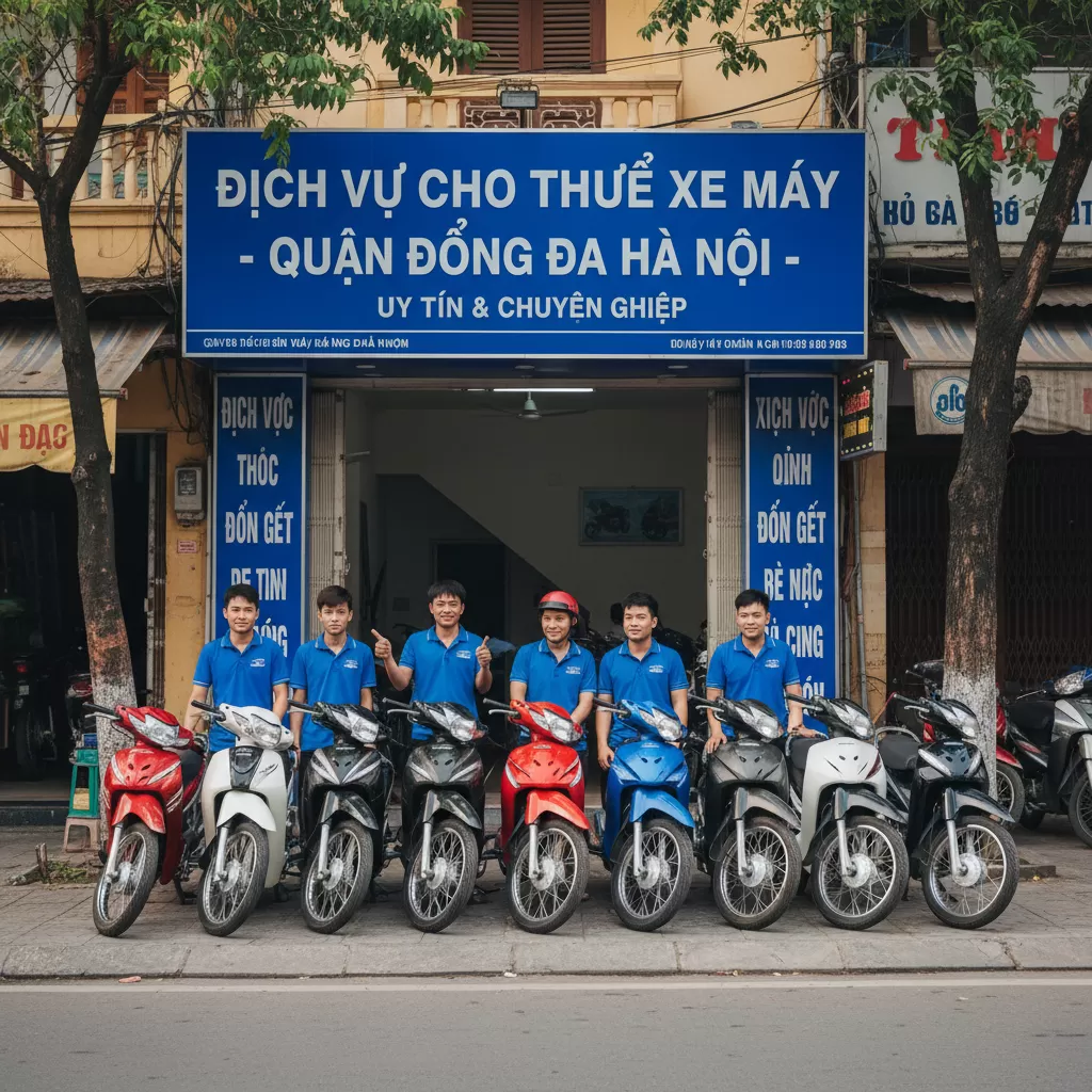 Dịch vụ thuê xe máy Đống Đa uy tín giá rẻ giao xe tận nơi