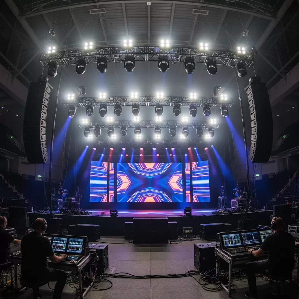 Hệ thống trang thiết bị hiện đại là nền tảng cho một sự kiện đẳng cấp