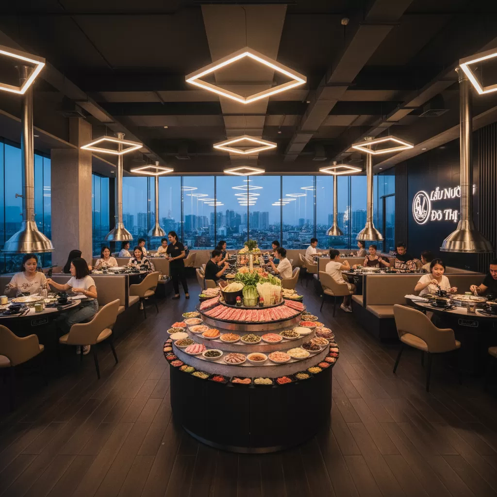 Lựa chọn các nhà hàng có không gian thoáng đãng để buổi tụ tập nhóm thêm trọn vẹn