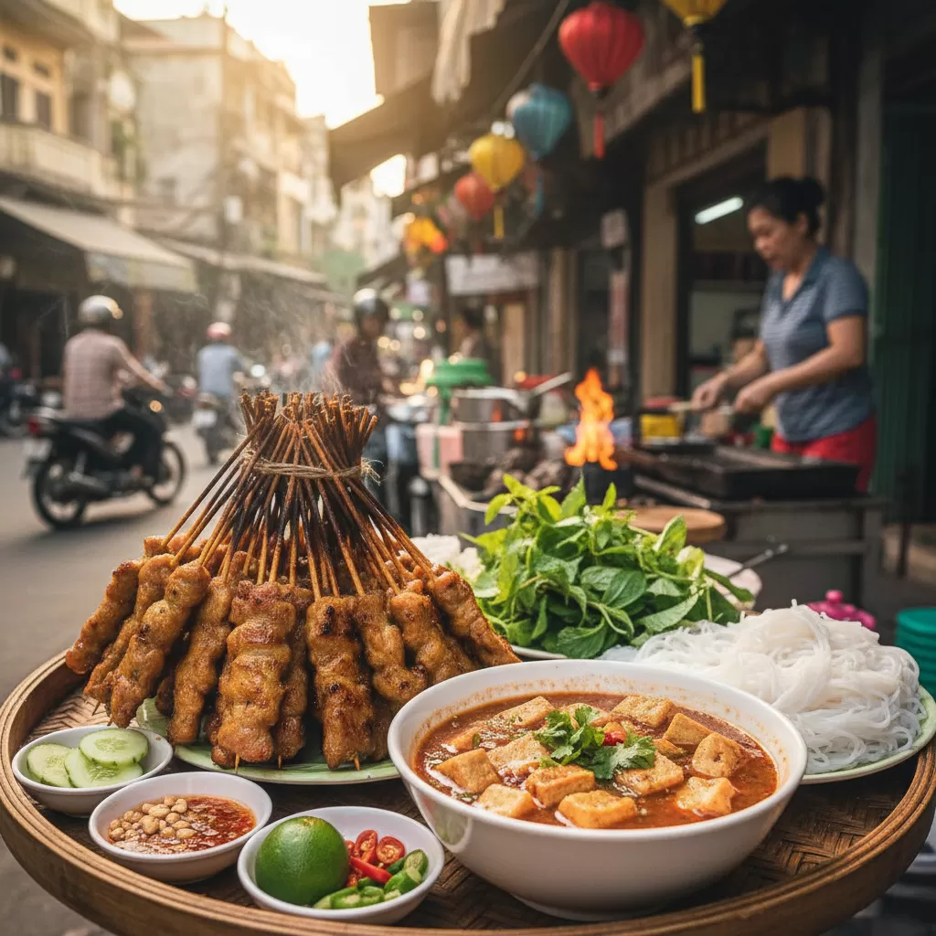 Sự đa dạng của các món ăn vặt hấp dẫn tại khu vực Thái Hà