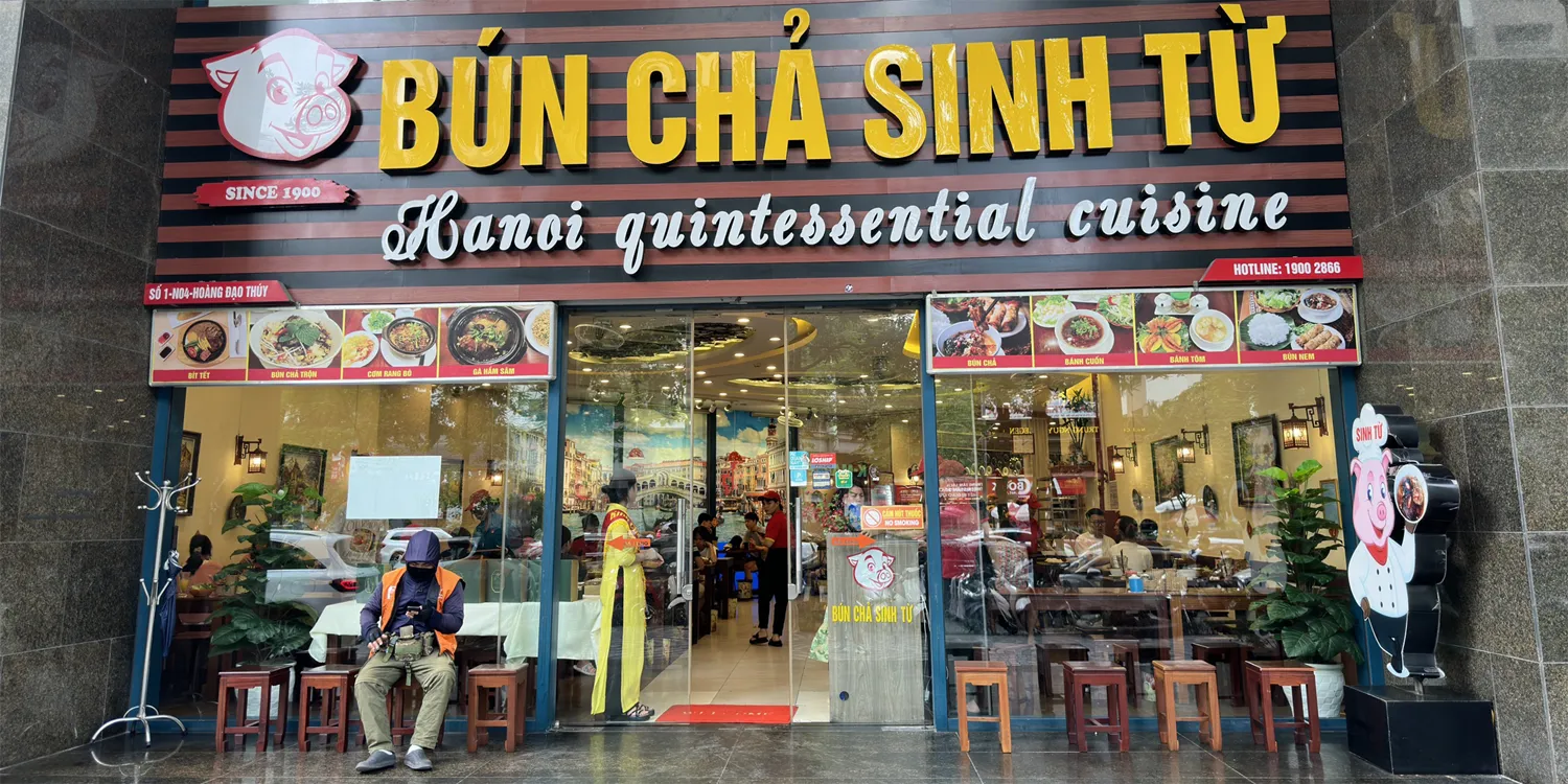 2321312 Bún chả Sinh Từ Đặng Văn Ngữ Sự kết hợp giữa truyền thống và chuyên nghiệp