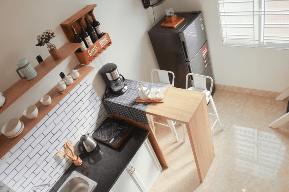 Diện tích phòng trọ dưới 2 triệu thường khiêm tốn nhưng có thể sắp xếp gọn gàng