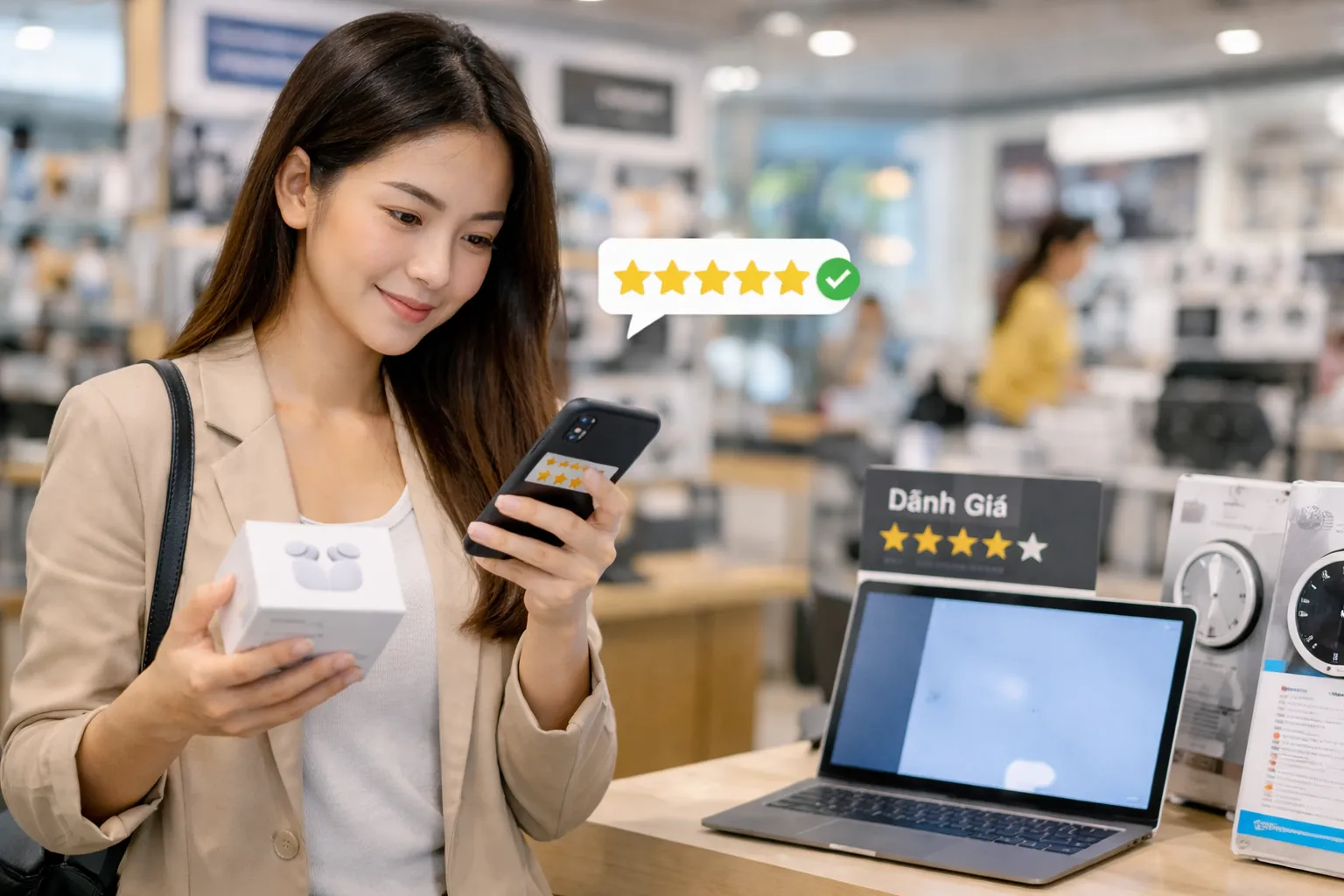 Tìm hiểu kỹ thông tin và đánh giá trực tuyến giúp bạn chọn được cửa hàng uy tín nhất