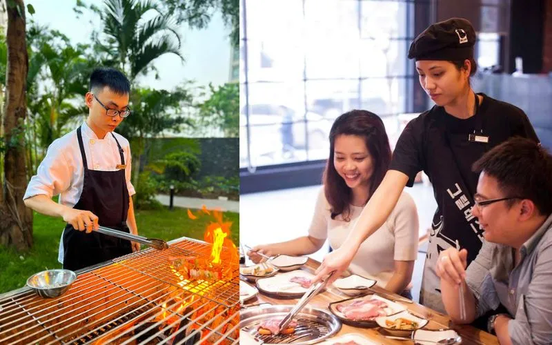 giu-ve-sinh-va-tranh-ban-ban-cho-nhan-vien-2 Dịch vụ phục vụ tận tâm giúp thực khách có trải nghiệm tốt nhất