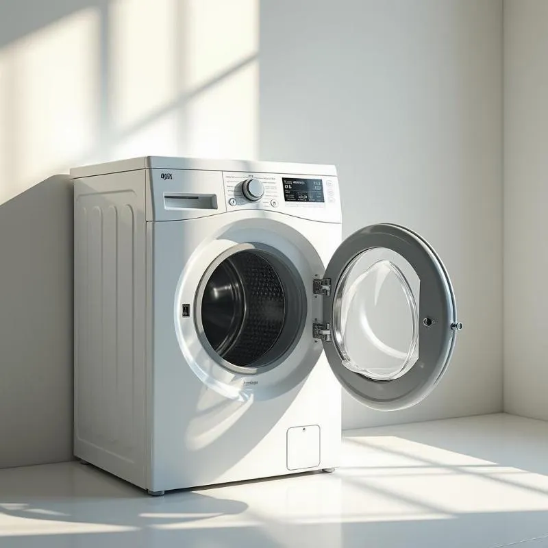 Lồng giặt sáng bóng như mới sau khi sử dụng dịch vụ vệ sinh chuyên nghiệp