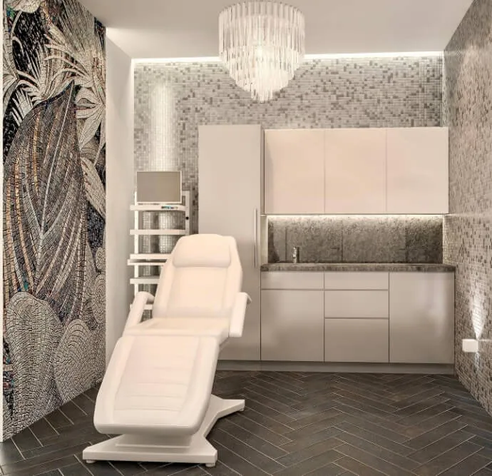 spa-interior-design Không gian trị liệu hiện đại và yên tĩnh tại quận Đống Đa