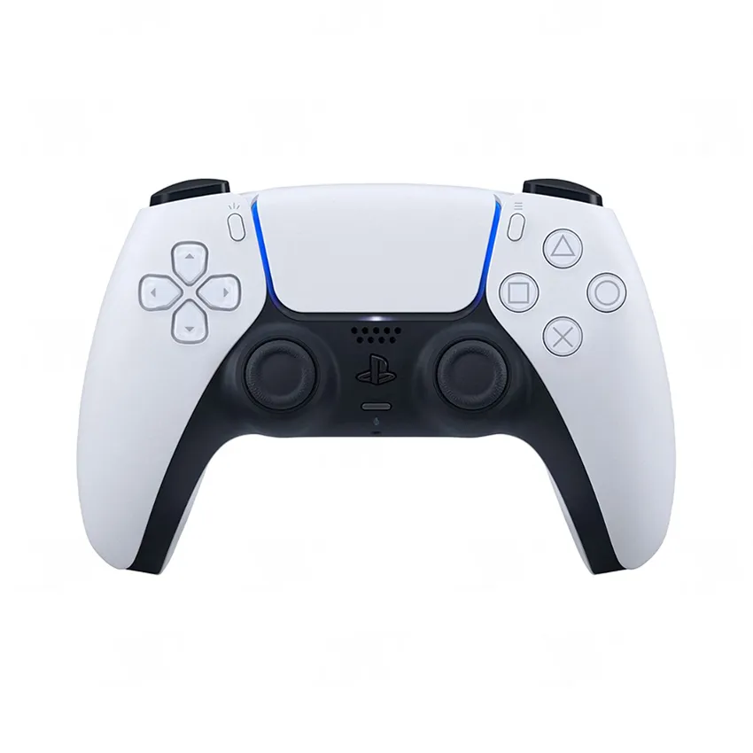 tay-cam-ps5-dualsense-trang Trải nghiệm tay cầm DualSense kết hợp cùng màn hình siêu sắc nét