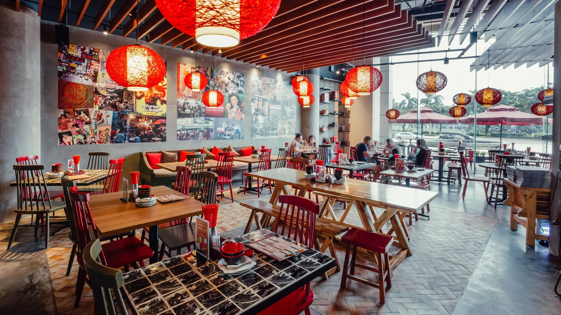 thiet-ke-nha-hang-dimsum Sự kết hợp tinh tế giữa nét truyền thống và hiện đại trong kiến trúc nhà hàng