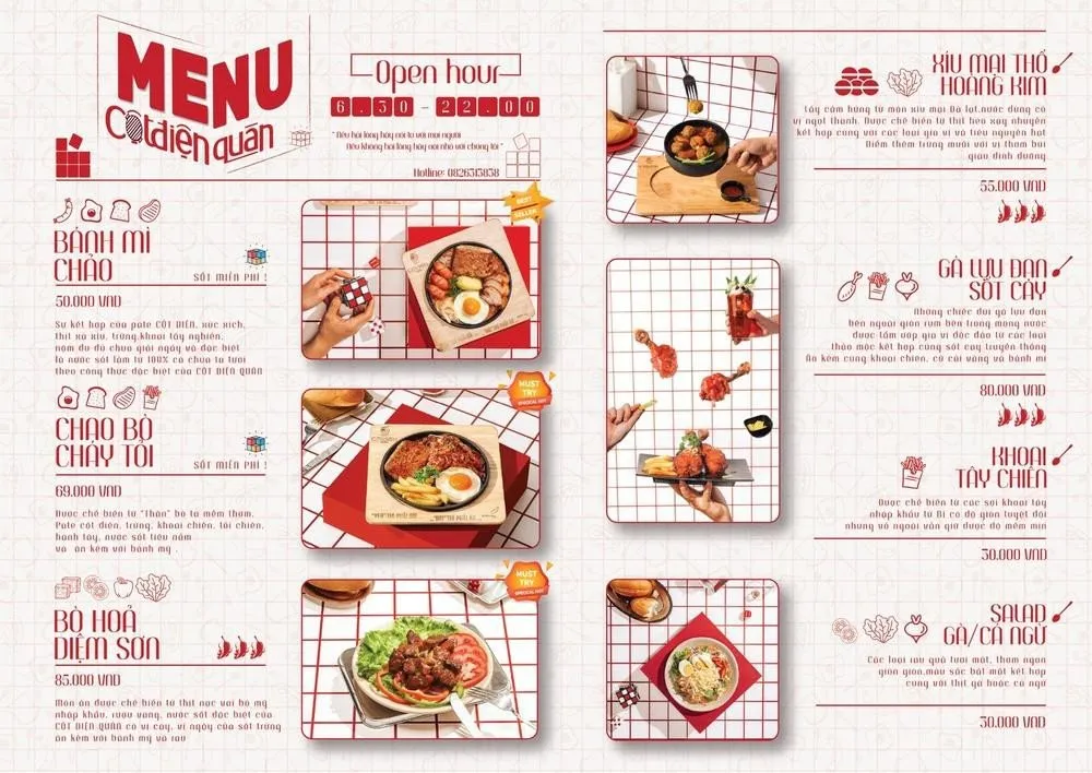 Suất bánh mì chảo đặc biệt trứ danh tại Cột Điện Quán khu vực Đặng Văn Ngữ