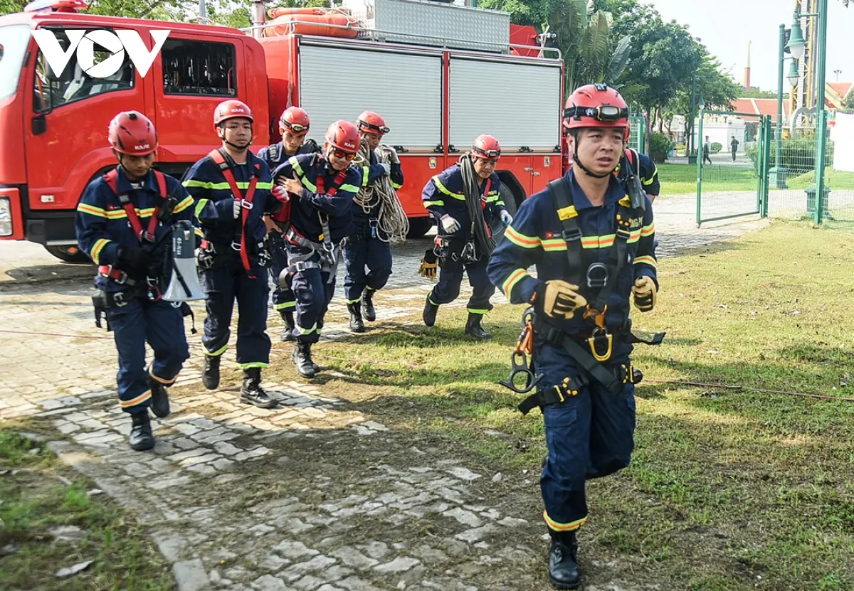 Kiểm tra thực tế vận hành hệ thống chữa cháy bằng nước
